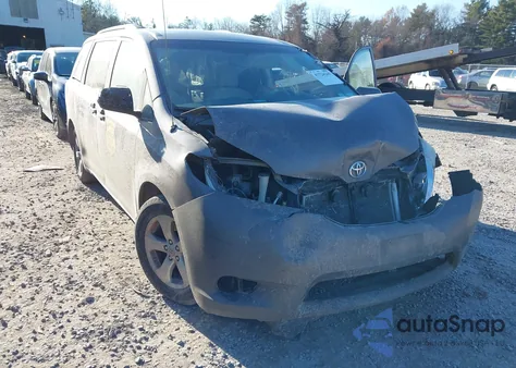 2012 Toyota Sienna Le V6 8 Passenger from USA, damaged, VIN 5TDKK3DC0CS218658